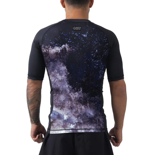 O2TEE Premium Jiu-Jitsu Rash Guard Lightweight Compression Shirt-Short Sleeves