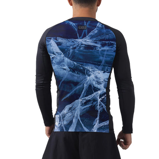 O2TEE Premium Grade BJJ Rashguard - Long Sleeve Jujitsu Training Top