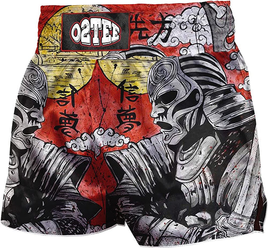 O2TEE Unisex MMA Shorts Muay Thai Boxing Kickboxing