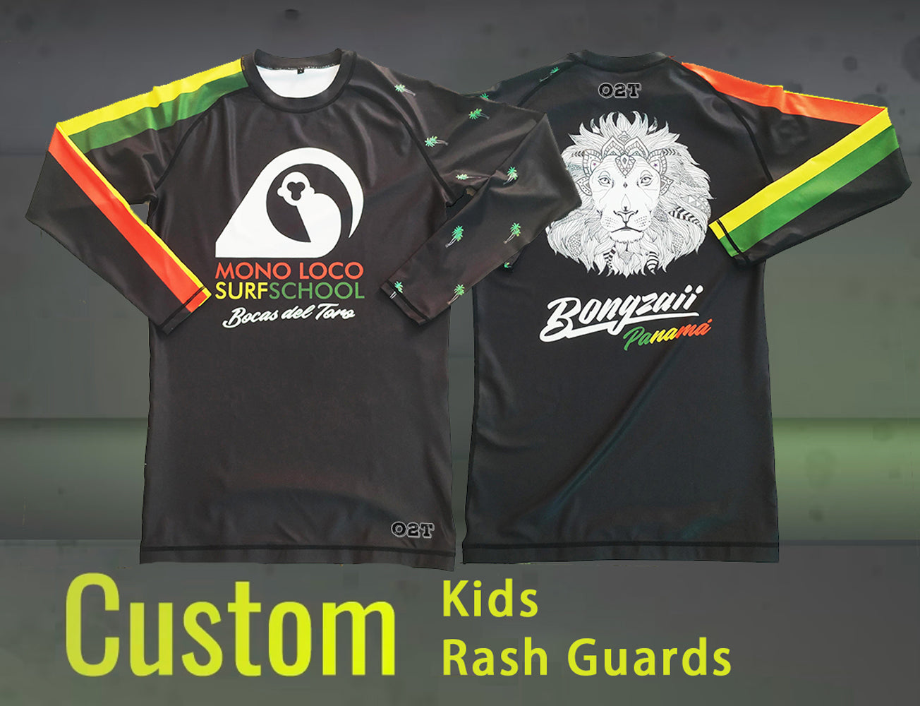 Custom Kid's BJJ No-Gi Uniform Baselayer Rash Guard