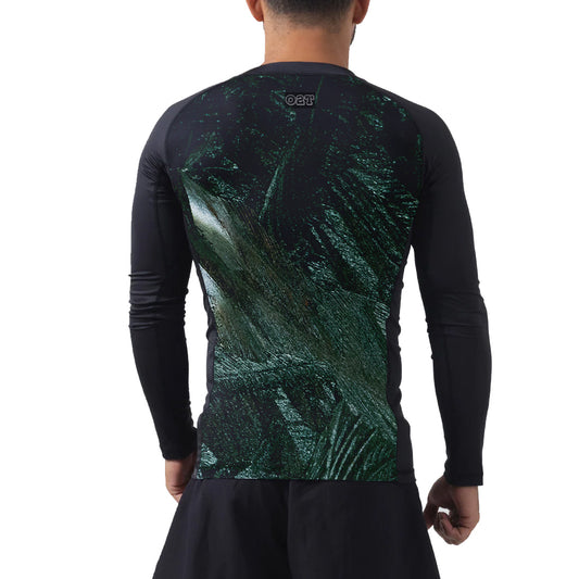 O2TEE Premium Grade BJJ Rashguard - Long Sleeve Jujitsu Training Top