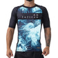 O2TEE Premium Jiu-Jitsu Rash Guard Lightweight Compression Shirt-Short Sleeves